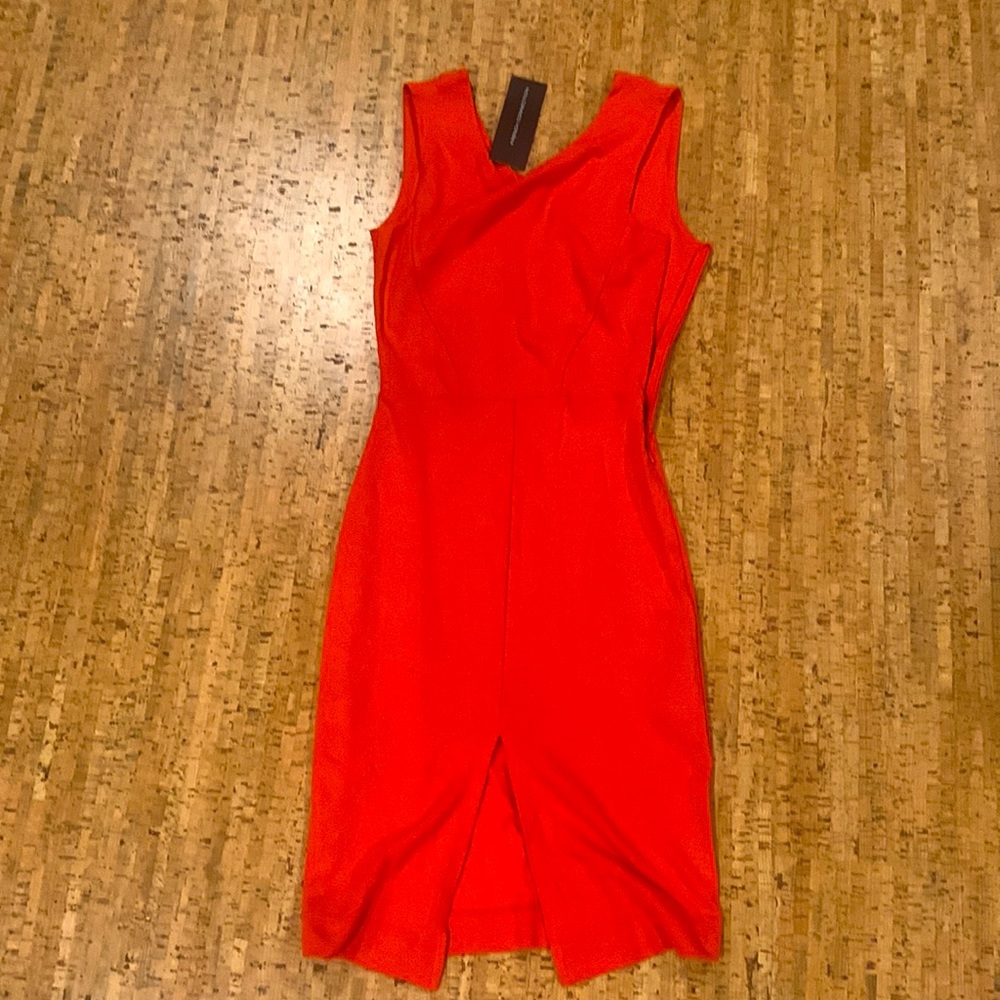 Red French connection slim fit dress